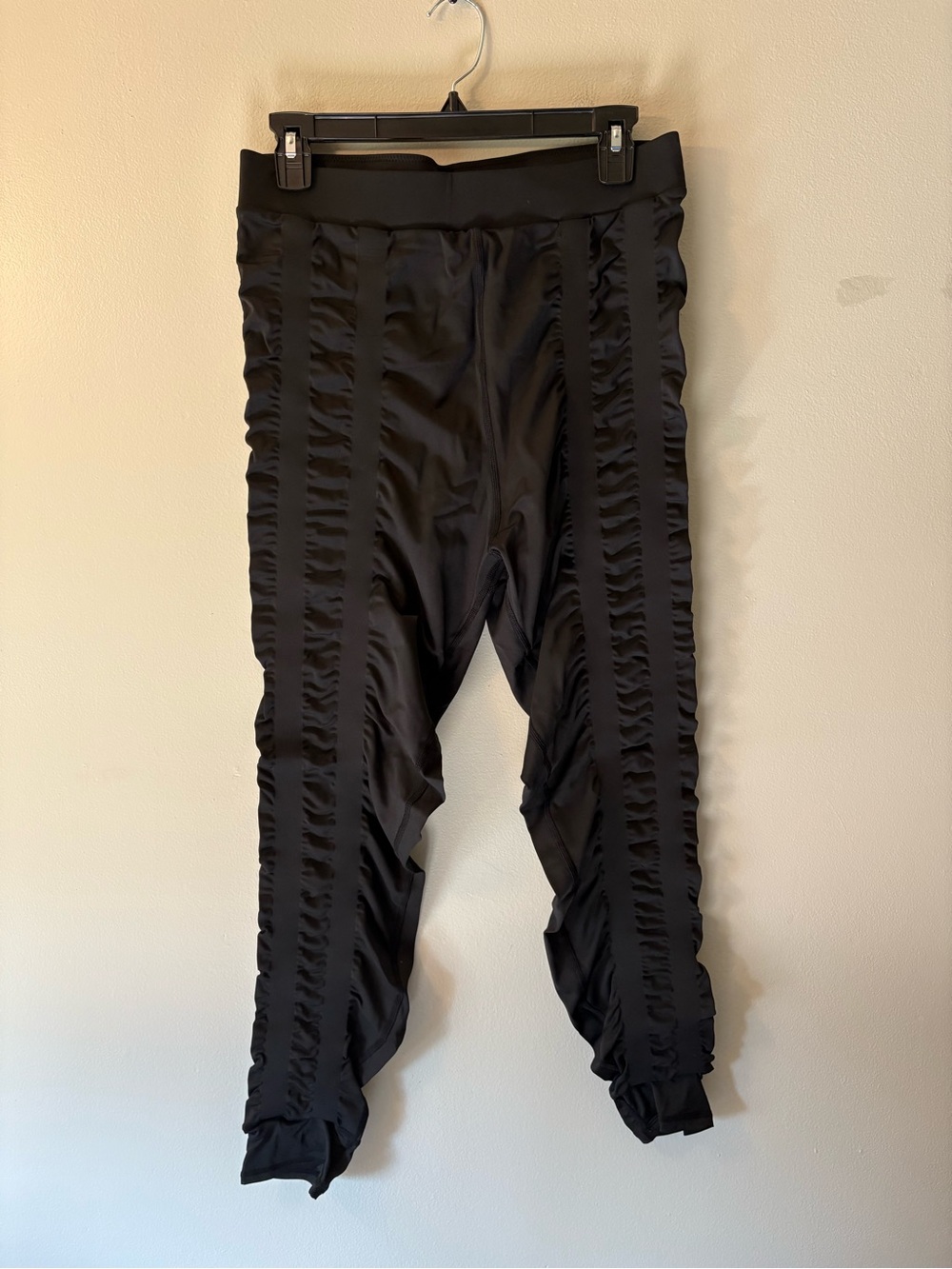 SKINNIFY Black Resistance Band Leggings, Size XXXL Women’s